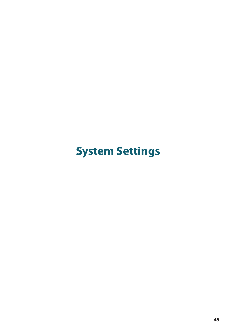 System settings | Roland TD-27KV2 V-Drums Electronic Drum Kit User Manual | Page 45 / 67