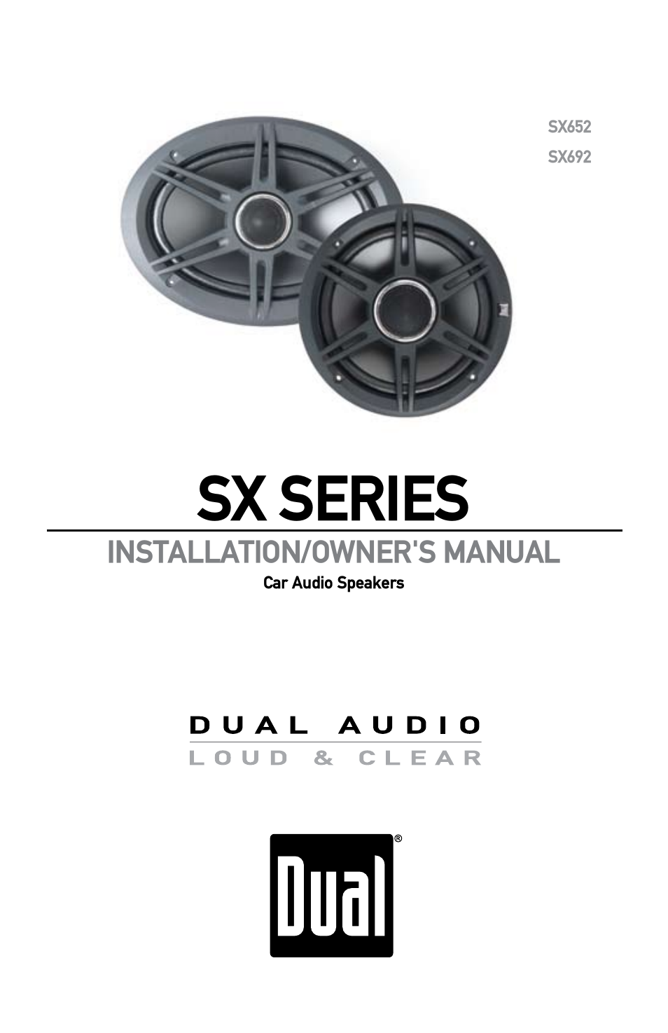 Dual SXSERIES SX652 User Manual | 8 pages