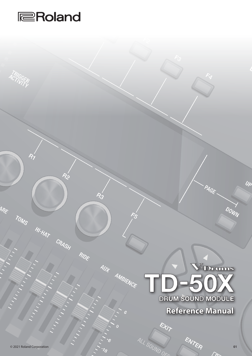 Roland TD-50X Prismatic V-Drums Sound Module User Manual | 67 pages