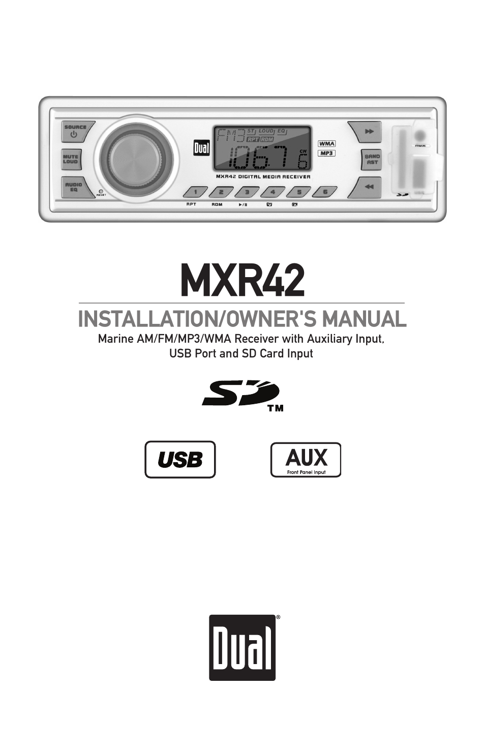 Dual MXR42 User Manual | 12 pages