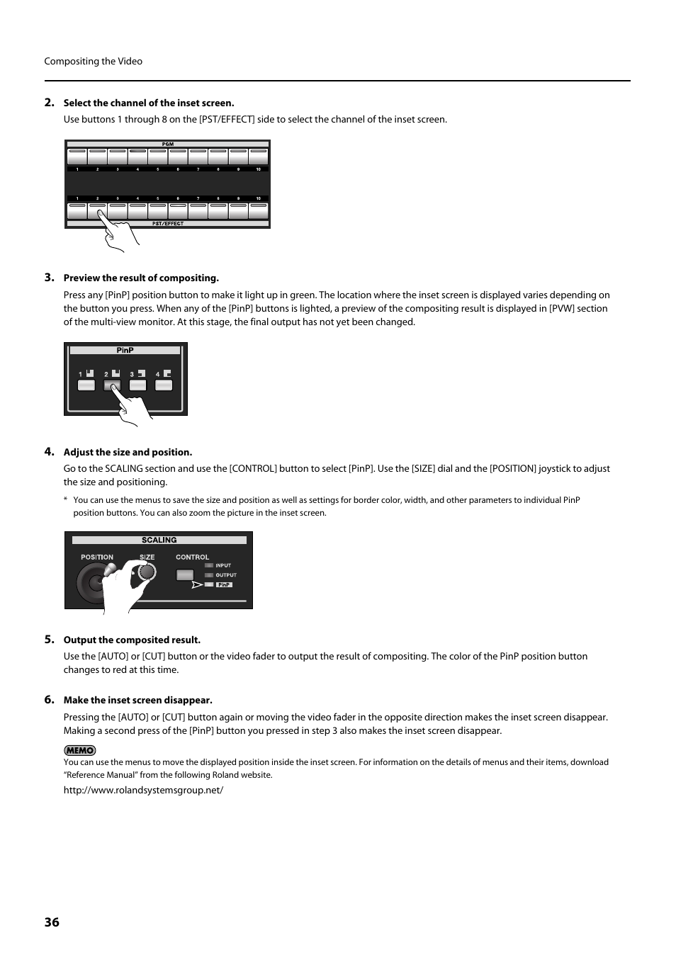 Roland V-800HD MKII Multi-Format Video Switcher User Manual | Page 36 / 64