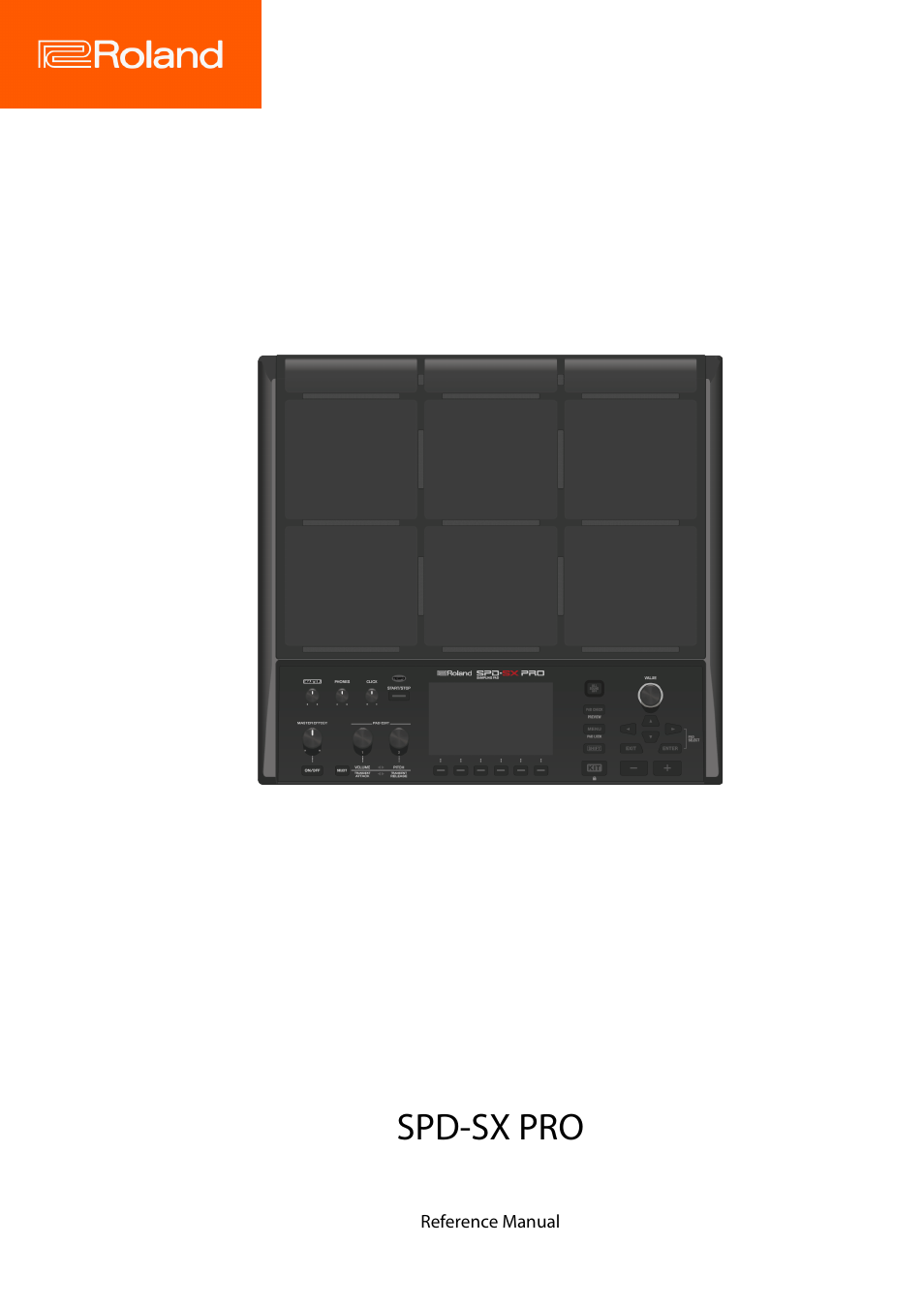 Roland SPD-SX PRO Sampling Pad with 32GB Internal Memory User Manual | 200 pages