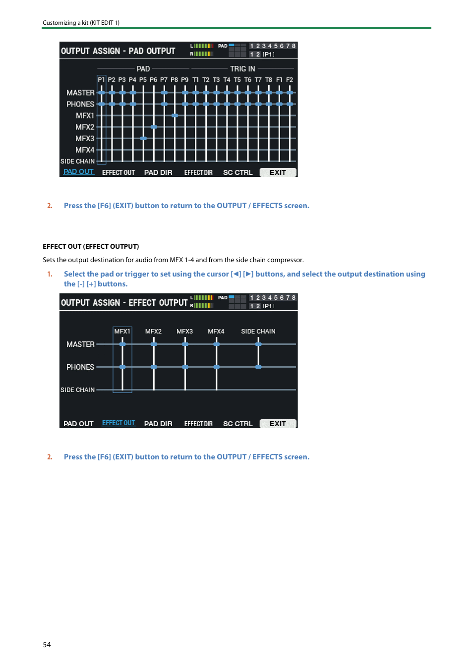 Roland SPD-SX PRO Sampling Pad with 32GB Internal Memory User Manual | Page 54 / 200