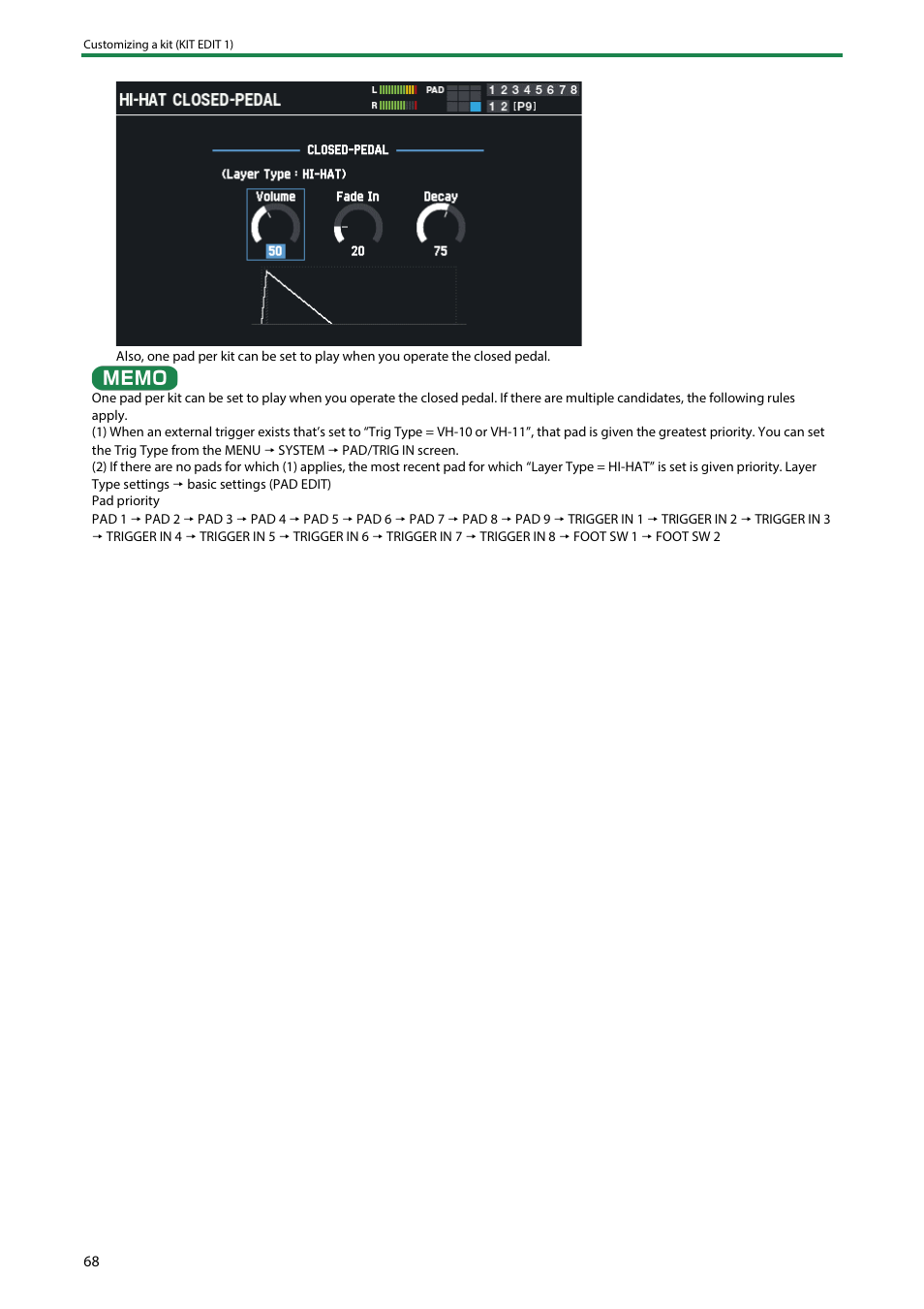 Roland SPD-SX PRO Sampling Pad with 32GB Internal Memory User Manual | Page 68 / 200