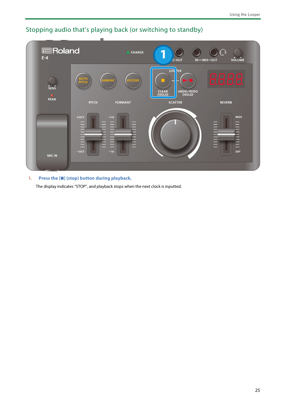 Roland AIRA Compact E-4 Voice Tweaker User Manual | Page 25 / 42