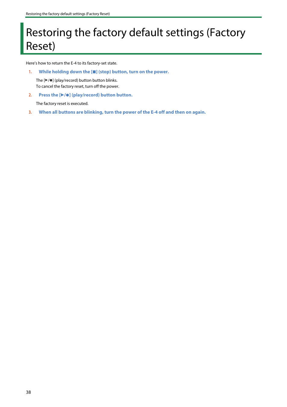 Roland AIRA Compact E-4 Voice Tweaker User Manual | Page 38 / 42