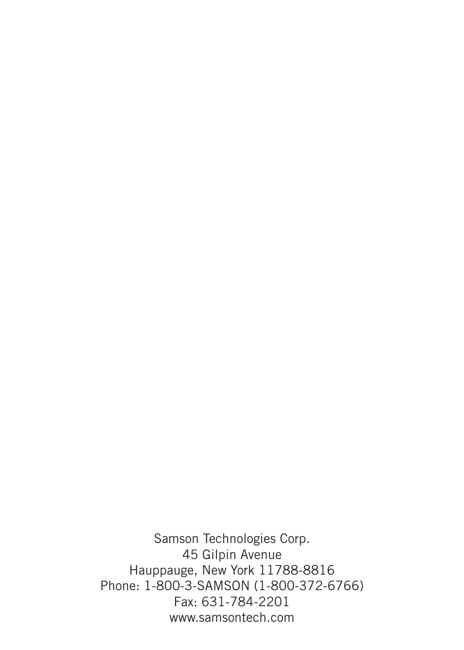 Samson S-MAX MD2 Pro 2-Channel Passive Direct Box User Manual | Page 32 / 32