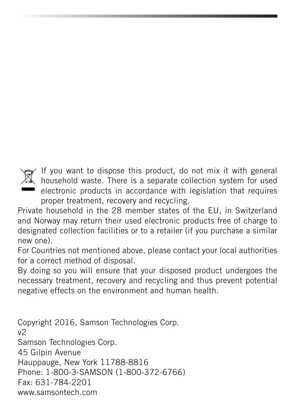 Samson S-MAX MCD2 Pro 2-Channel Passive PC Direct Box User Manual | Page 2 / 36