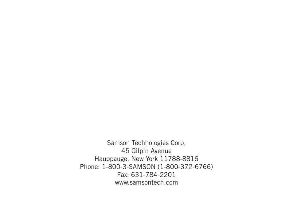 Samson S-MAX MDA1 Single-Channel Active Direct Box User Manual | Page 32 / 32