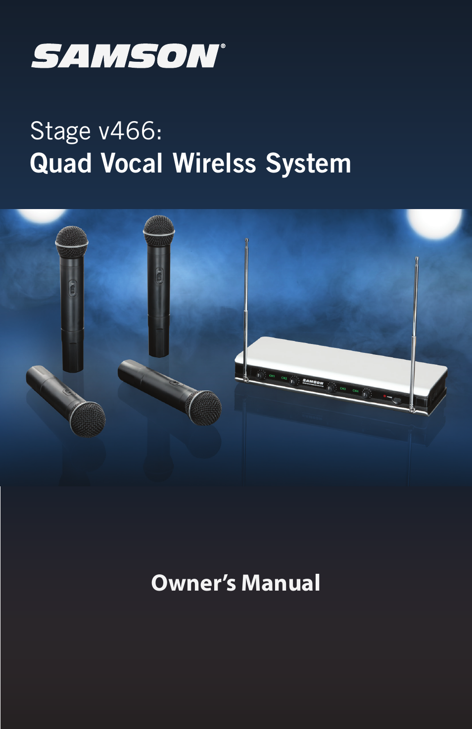 Samson HT6 Wireless Handheld Microphone Transmitter (Channel 11) User Manual | 64 pages