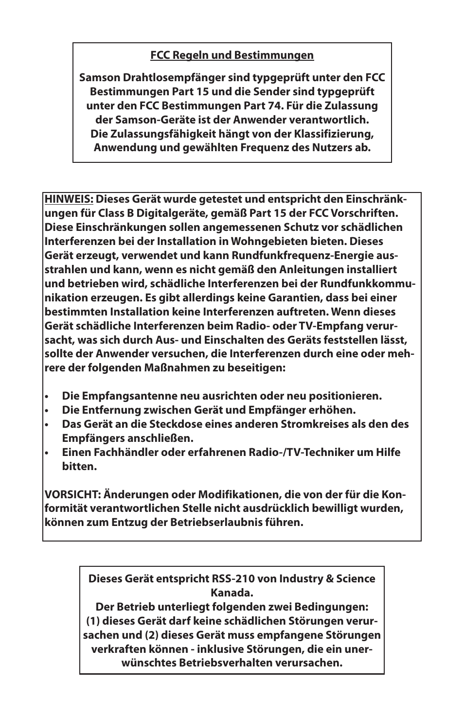 Samson HT6 Professional Handheld Microphone Transmitter (Channel 3) User Manual | Page 38 / 64