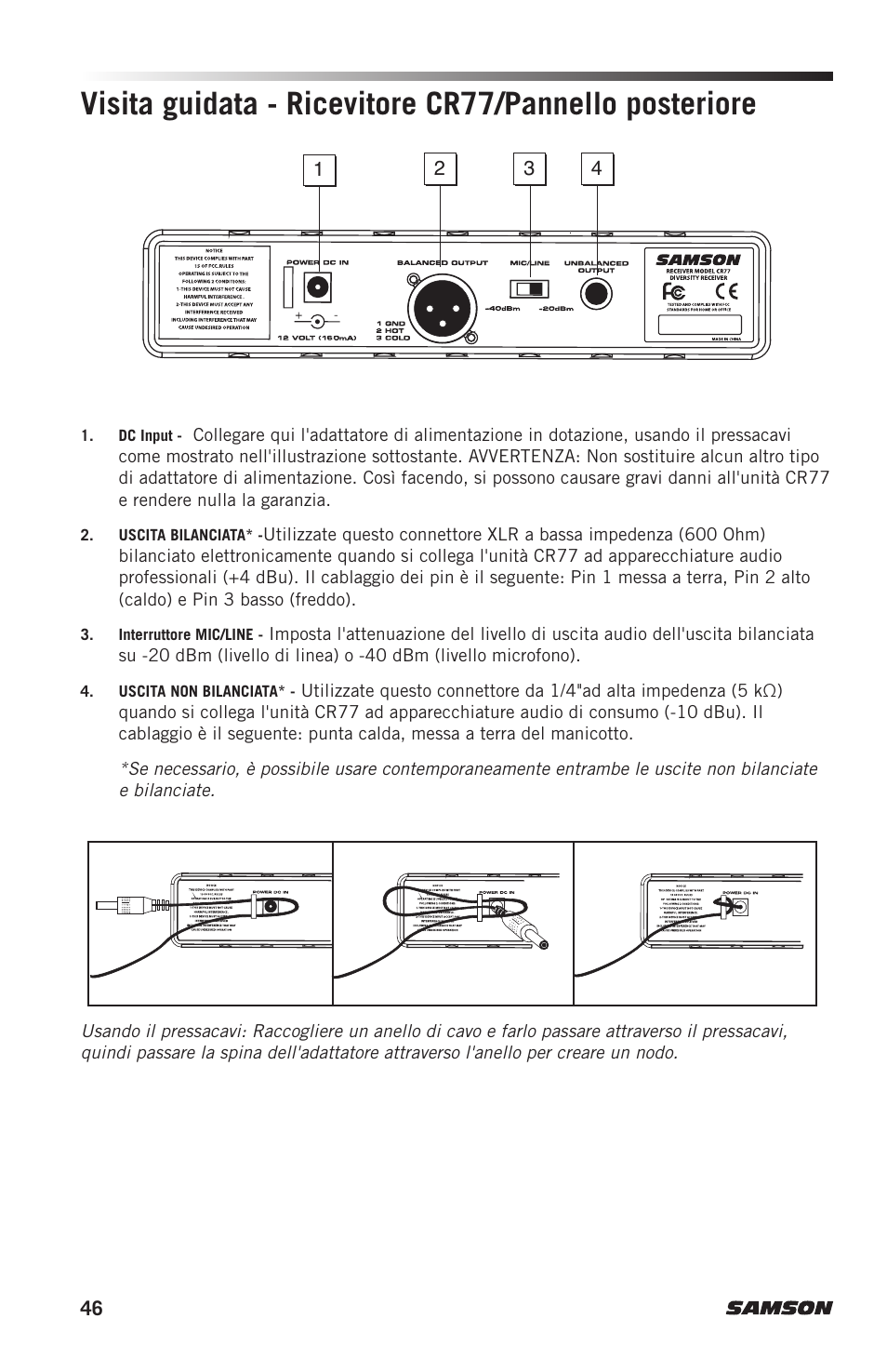 Samson AH7 Transmitter with QE Fitness Headset Microphone (K1: 489.050 MHz) User Manual | Page 46 / 52