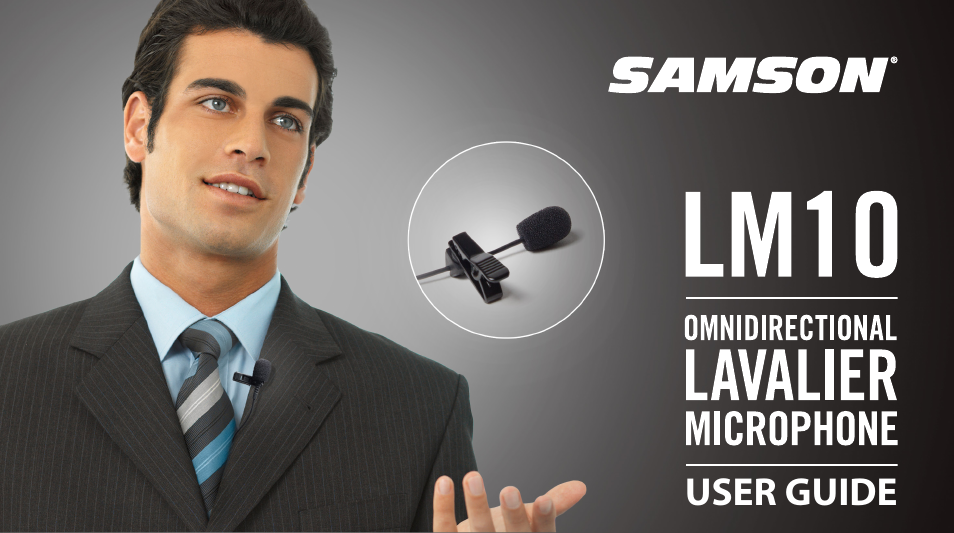 Samson LM10 Omnidirectional Lavalier Microphone for Wireless User Manual | 24 pages