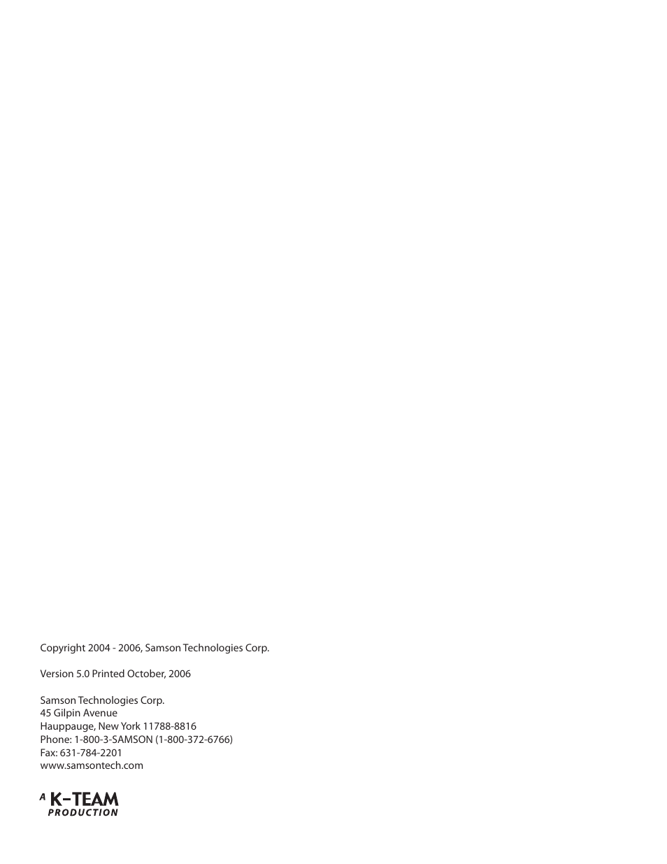 Samson SZONE 4 Channel/4 Zone Stereo Mixer User Manual | Page 4 / 108