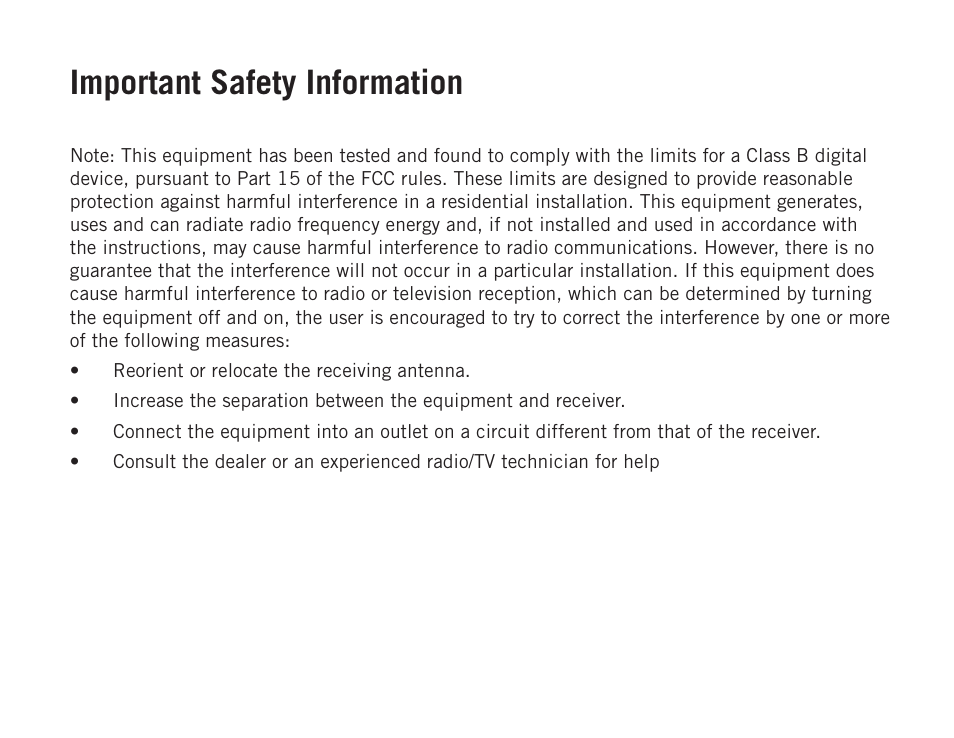 Important safety information | Samson Q2U USB Recording and Podcasting Pack (Slate) User Manual | Page 10 / 52