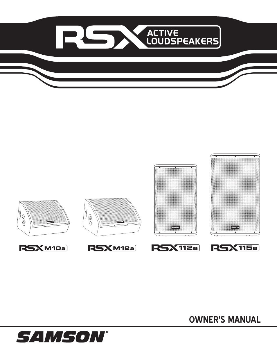 Samson RSXM10A - 800W 2-Way Active Stage Monitor (10") User Manual | 20 pages