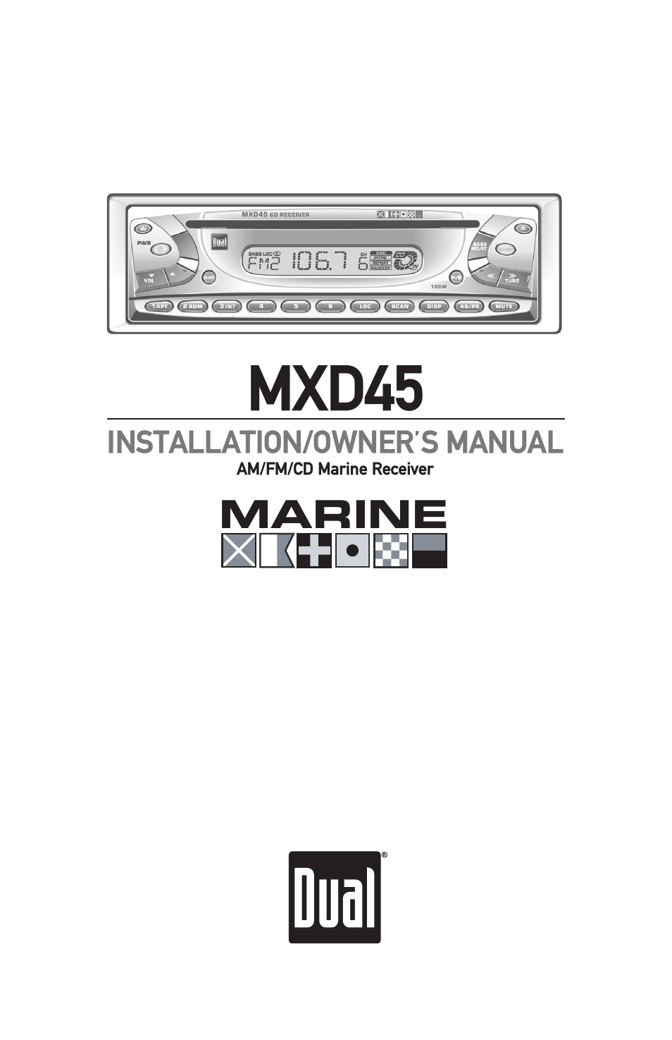 Dual MXD45 User Manual | 12 pages