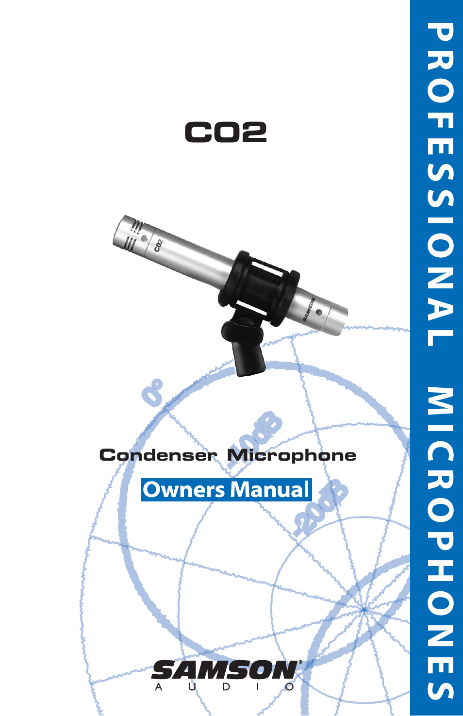 Samson C02 Pencil Condenser Microphones (Pair) User Manual | 8 pages