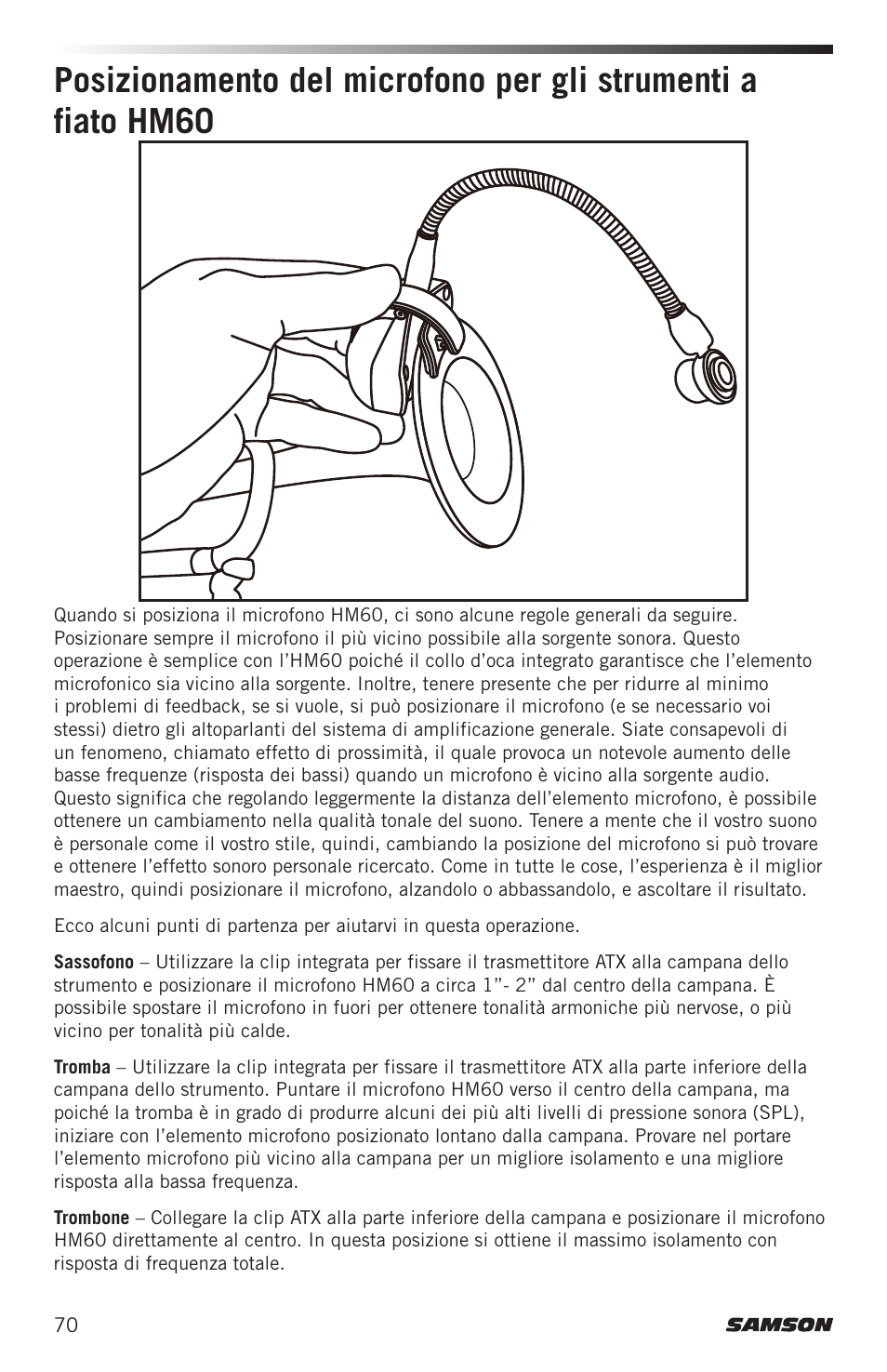 Samson Airline ALX Wireless UHF Lavalier System (K: 470 to 494 MHz) User Manual | Page 70 / 80