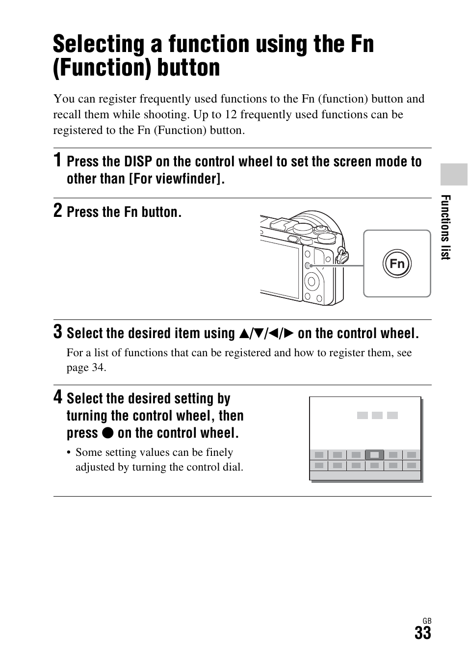 Sony Battery and Travel DC Charger Kit with NP-BX1 Battery User Manual | Page 33 / 92