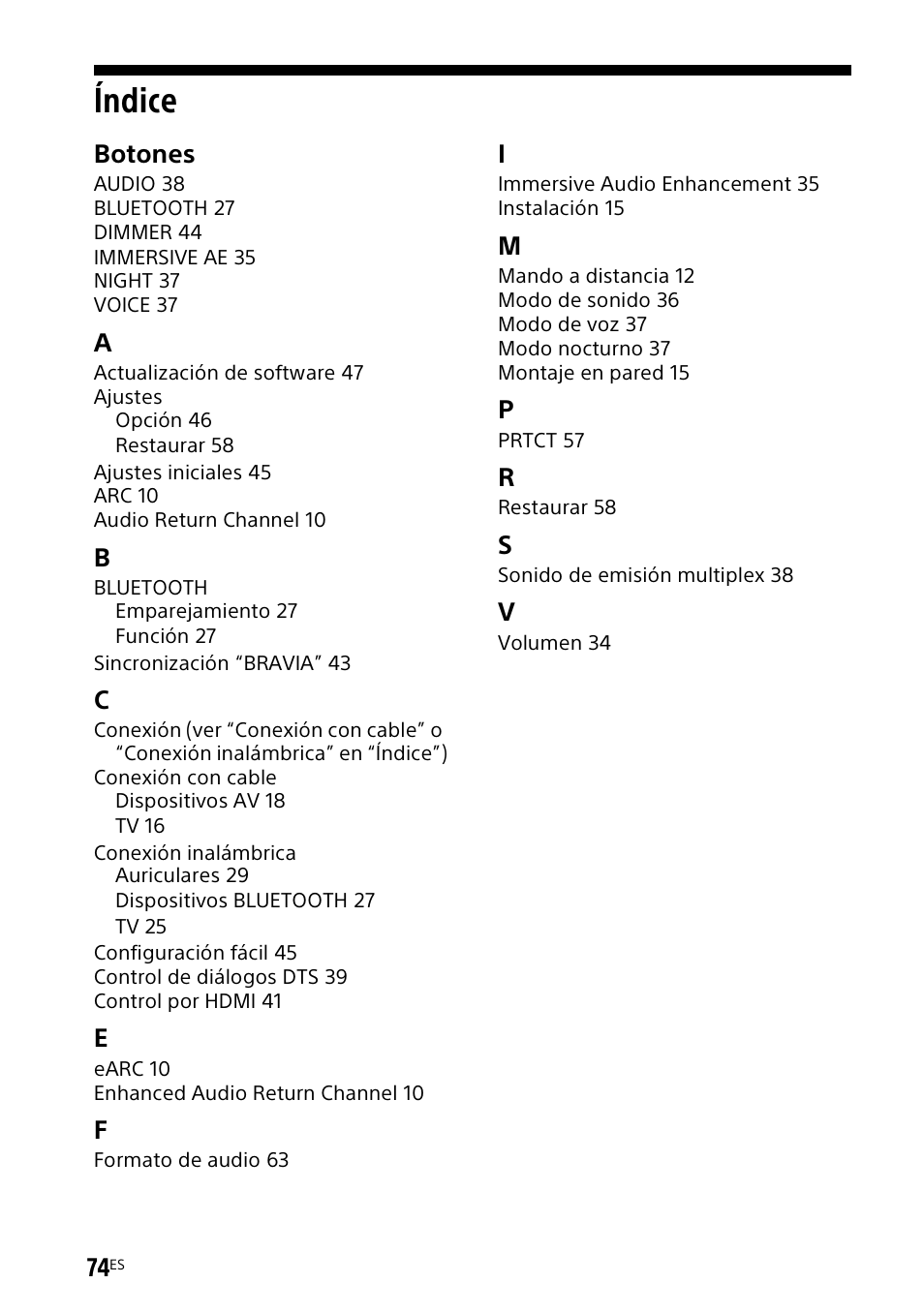 Índice, Botones | Sony UniSlot Interface Adapter (25-Pin Connector) User Manual | Page 220 / 220