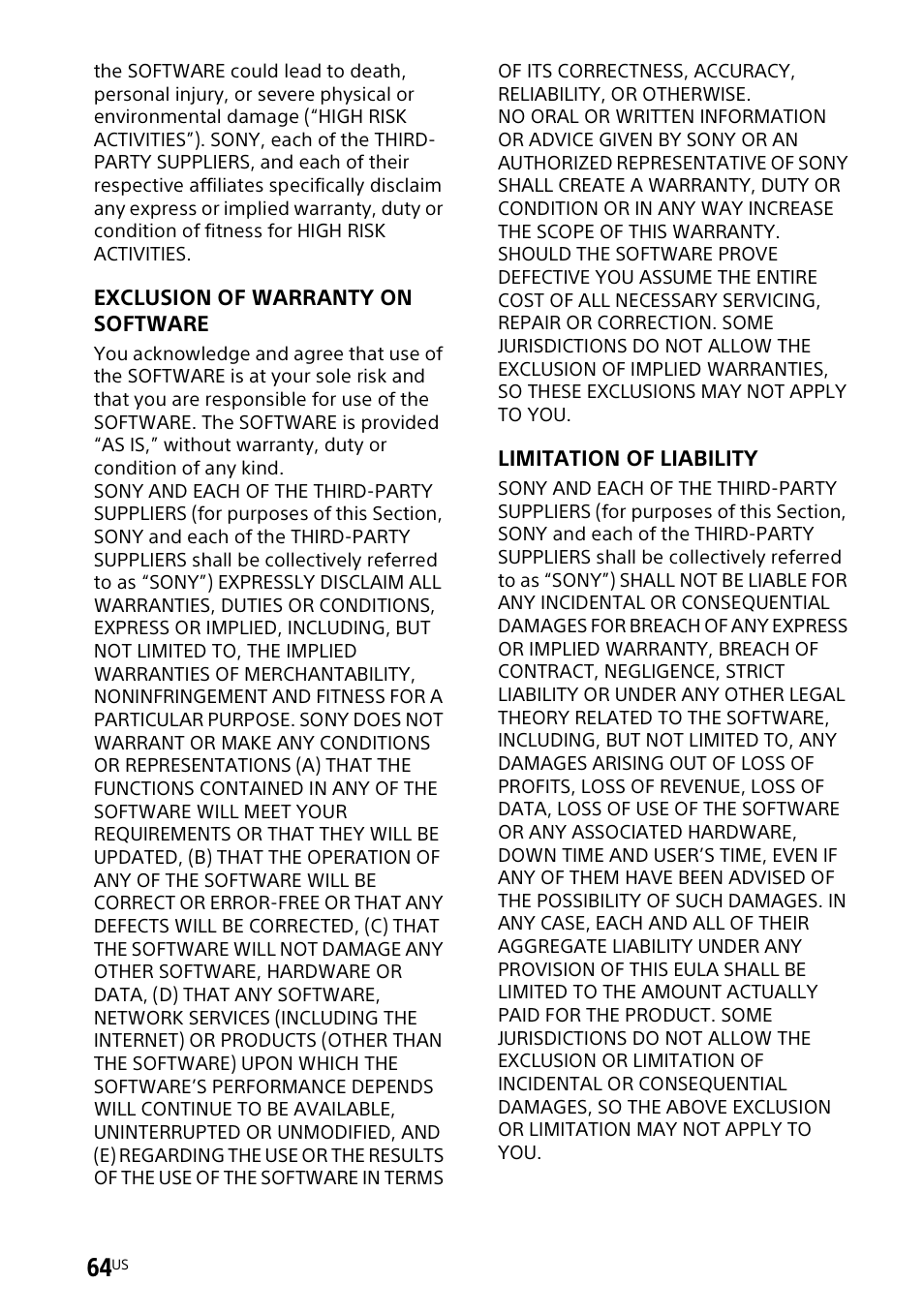 Sony UniSlot Interface Adapter (25-Pin Connector) User Manual | Page 66 / 220