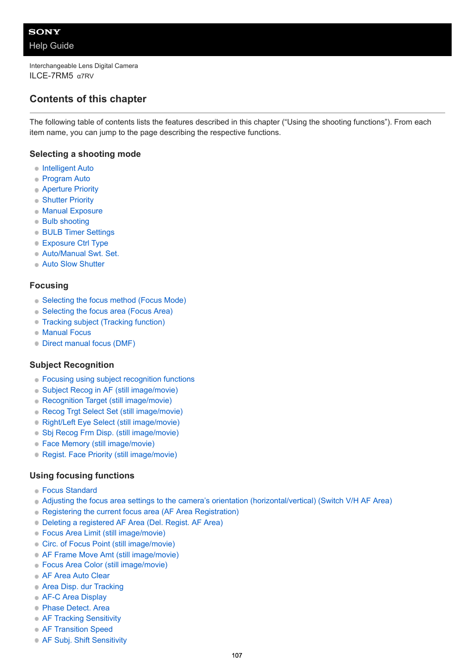 Contents of this chapter | Sony PCM-A10 High-Resolution Audio Recorder User Manual | Page 107 / 535