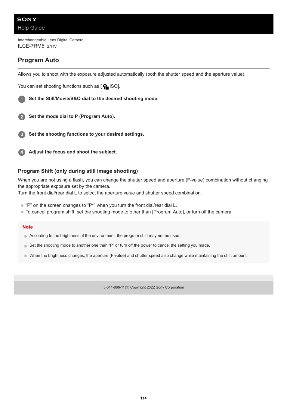 Program auto | Sony PCM-A10 High-Resolution Audio Recorder User Manual | Page 114 / 535