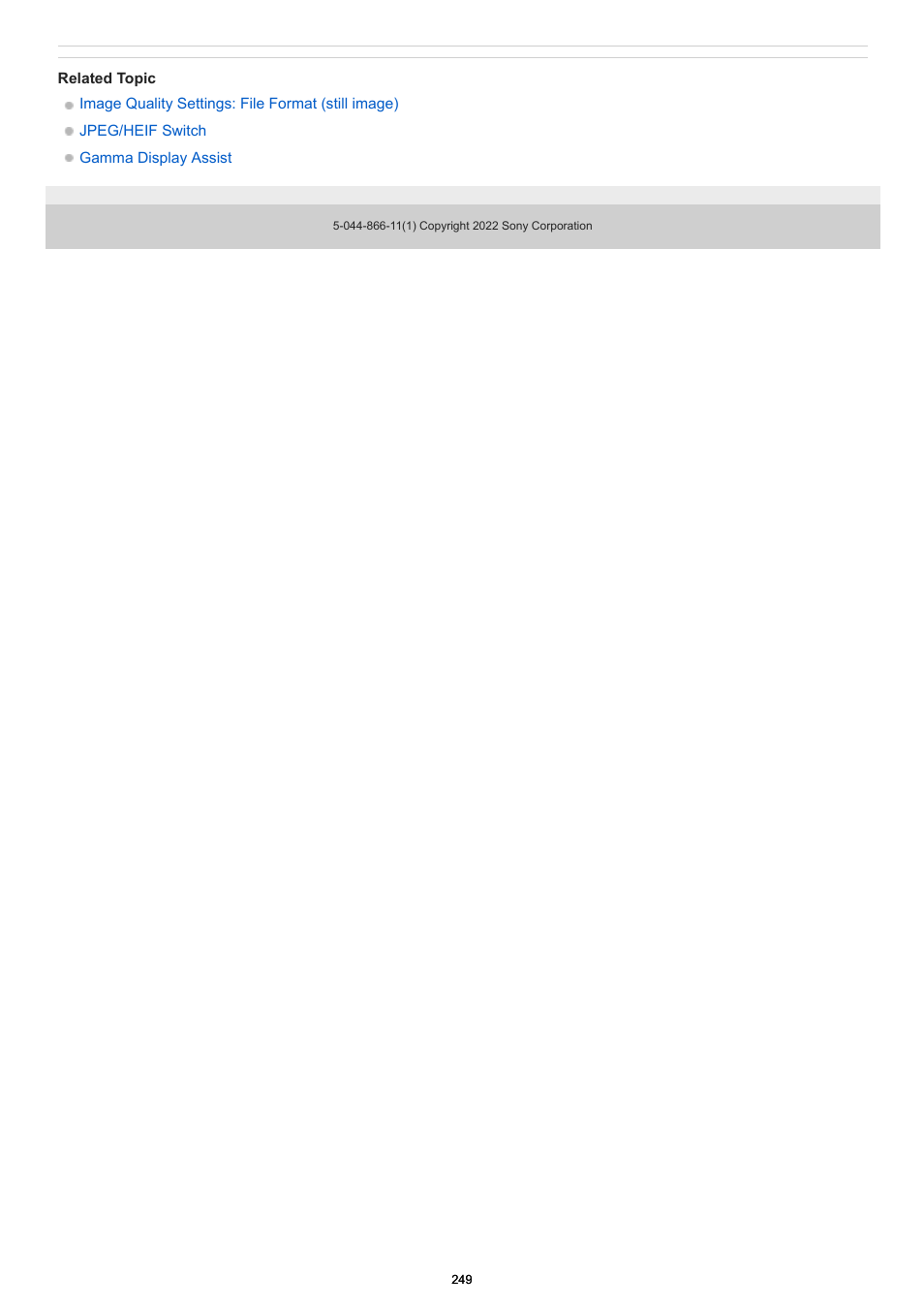 Sony PCM-A10 High-Resolution Audio Recorder User Manual | Page 249 / 535