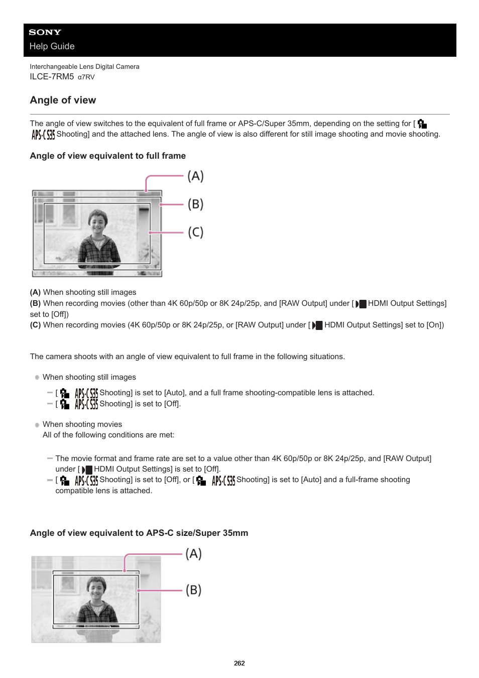 Angle of view | Sony PCM-A10 High-Resolution Audio Recorder User Manual | Page 262 / 535