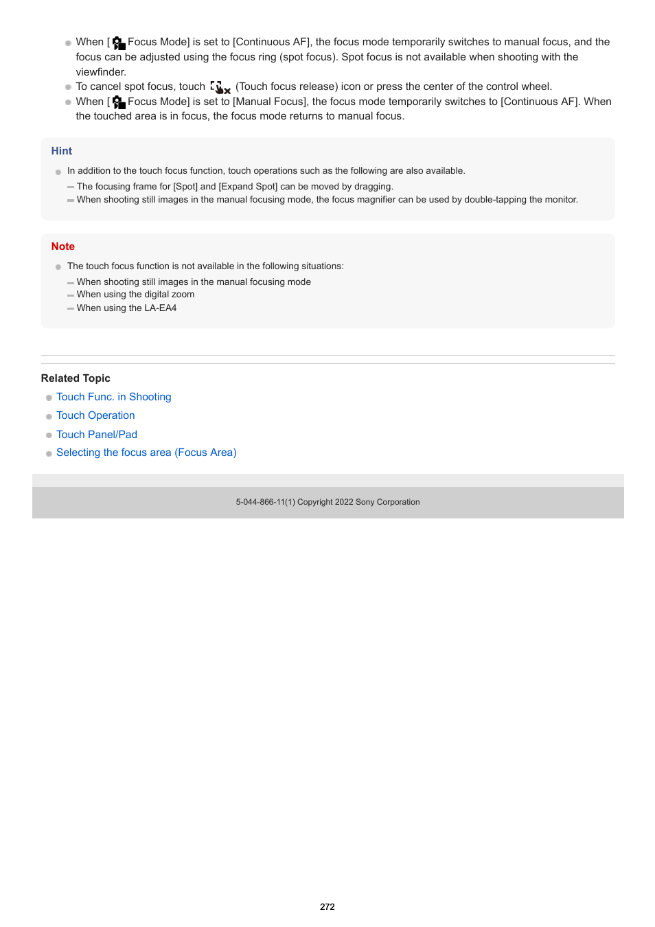 Sony PCM-A10 High-Resolution Audio Recorder User Manual | Page 272 / 535