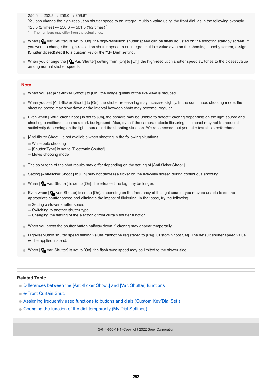 Sony PCM-A10 High-Resolution Audio Recorder User Manual | Page 282 / 535