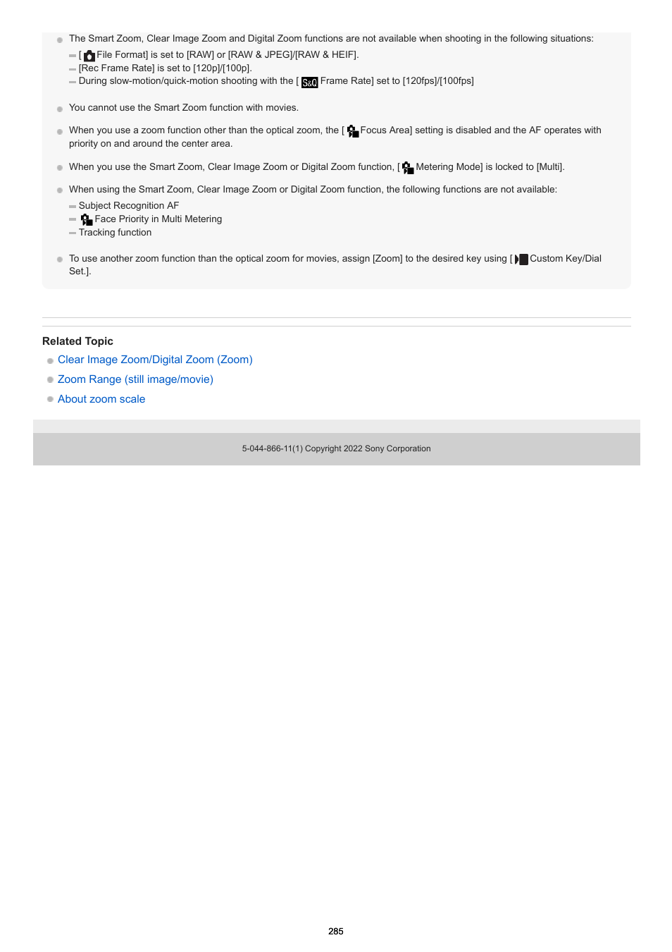 Sony PCM-A10 High-Resolution Audio Recorder User Manual | Page 285 / 535
