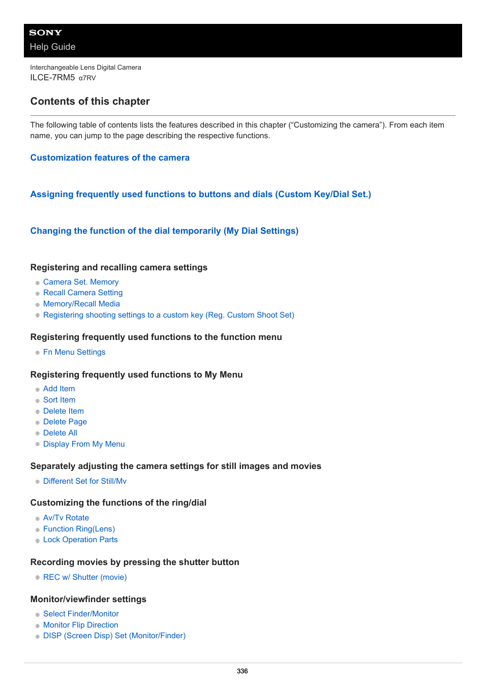 Contents of this chapter | Sony PCM-A10 High-Resolution Audio Recorder User Manual | Page 336 / 535