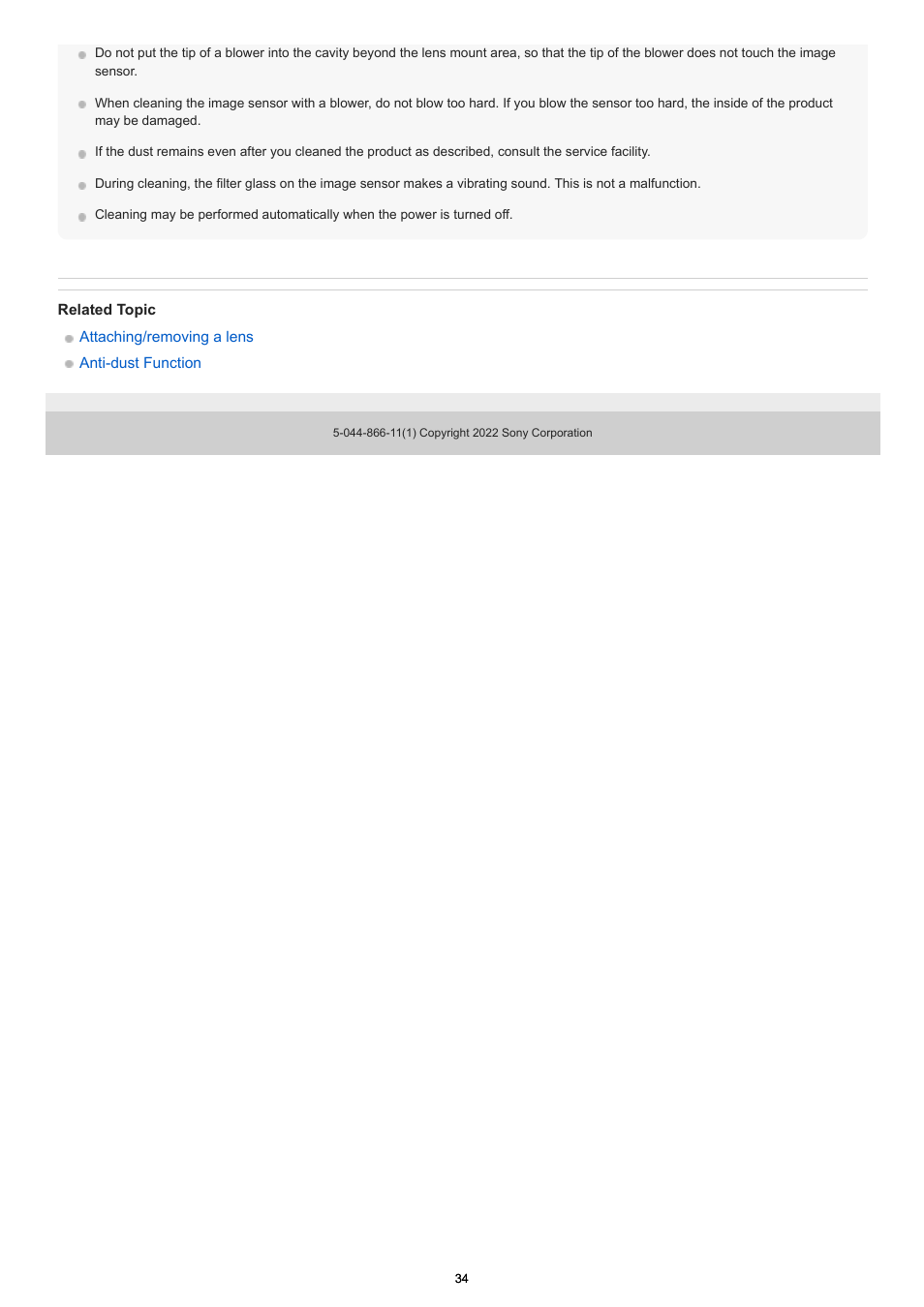 Sony PCM-A10 High-Resolution Audio Recorder User Manual | Page 34 / 535