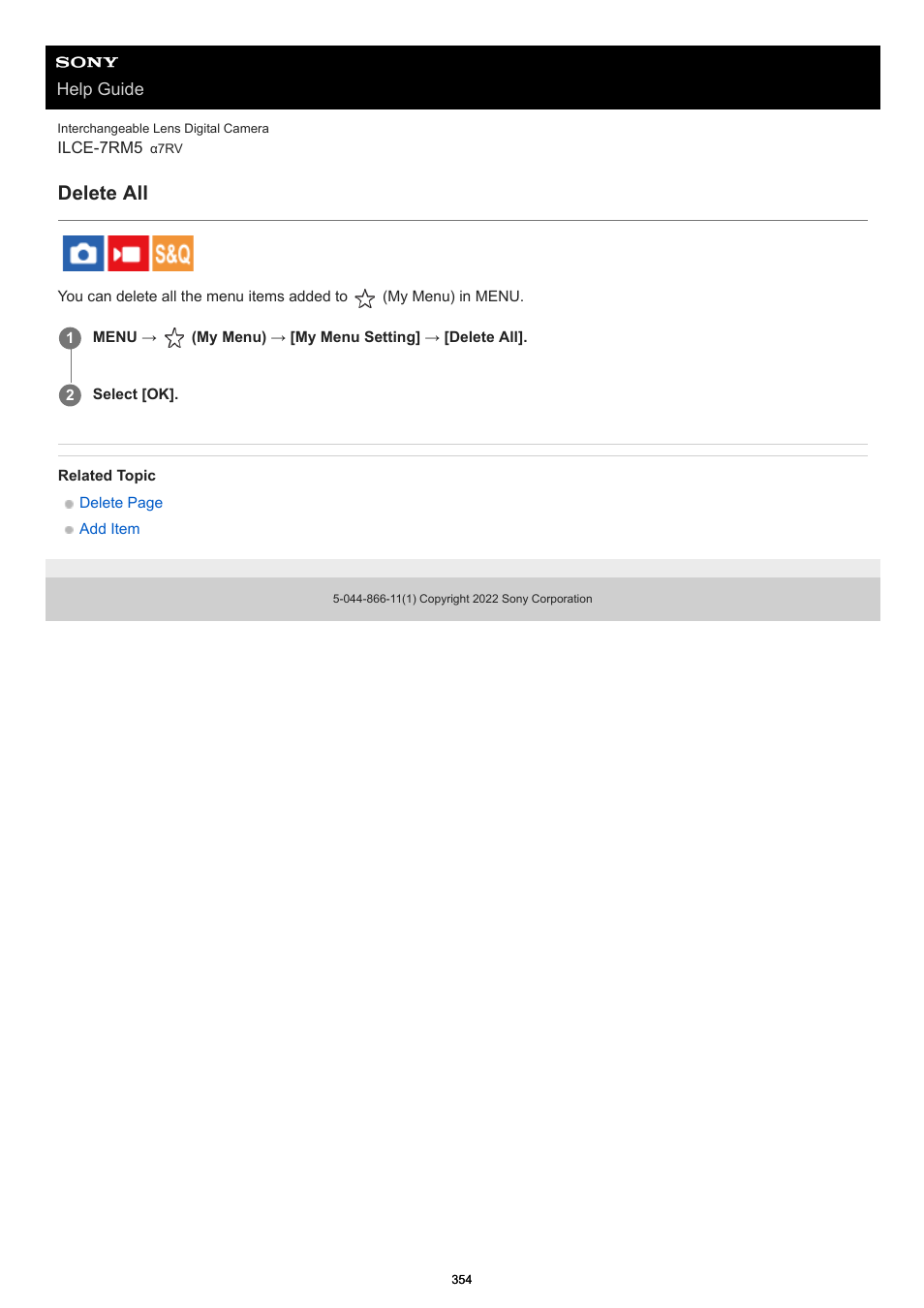 Delete all | Sony PCM-A10 High-Resolution Audio Recorder User Manual | Page 354 / 535