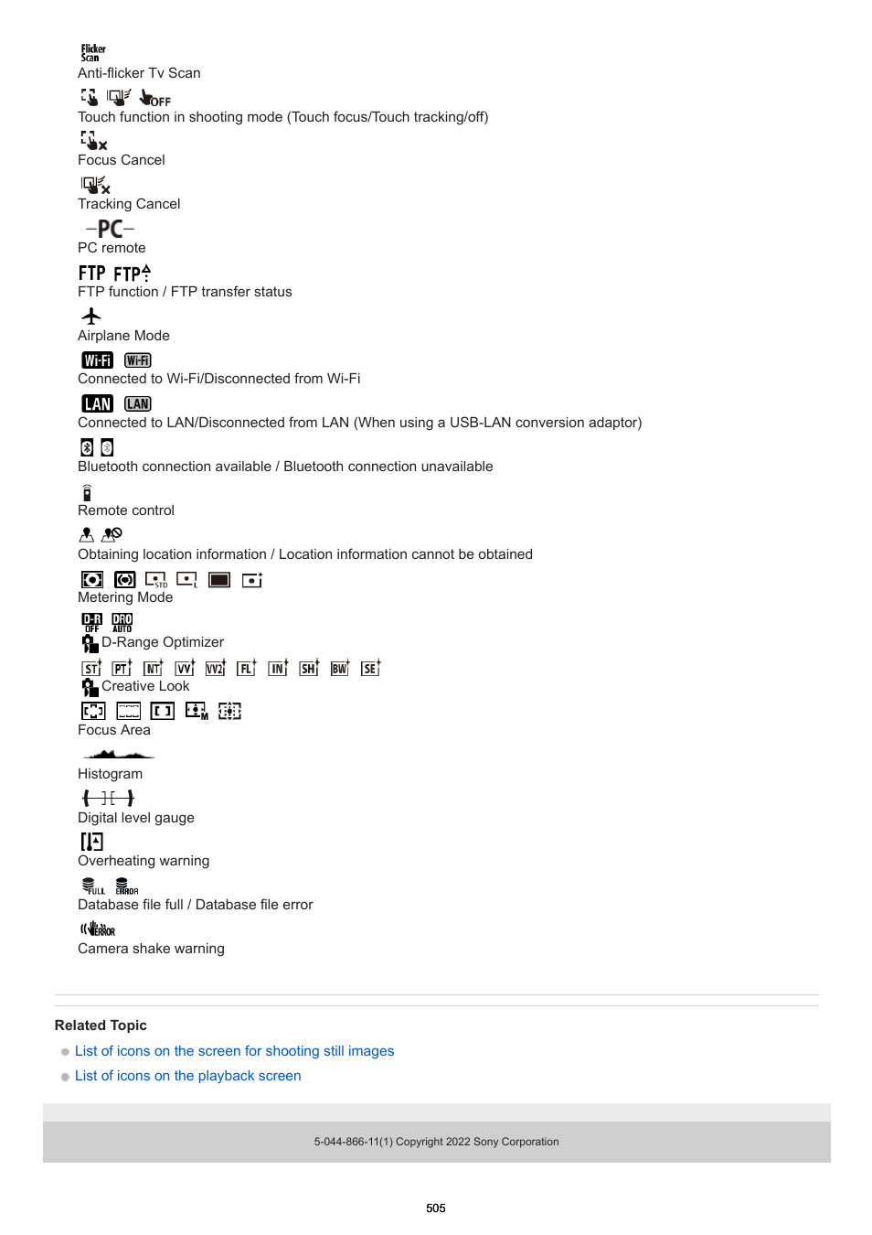 Sony PCM-A10 High-Resolution Audio Recorder User Manual | Page 505 / 535