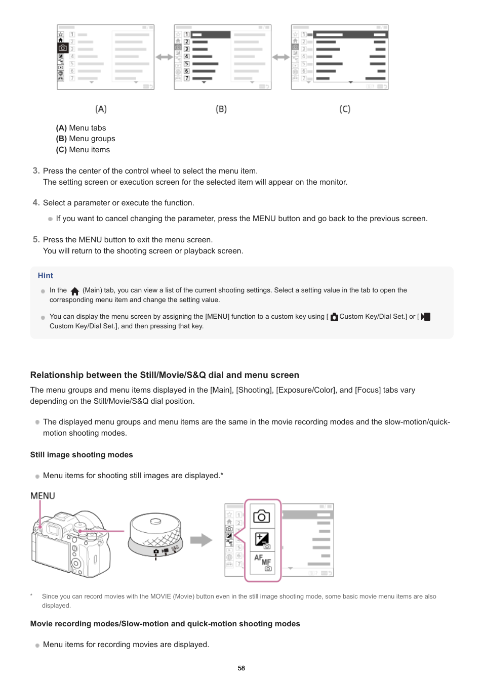 Sony PCM-A10 High-Resolution Audio Recorder User Manual | Page 58 / 535