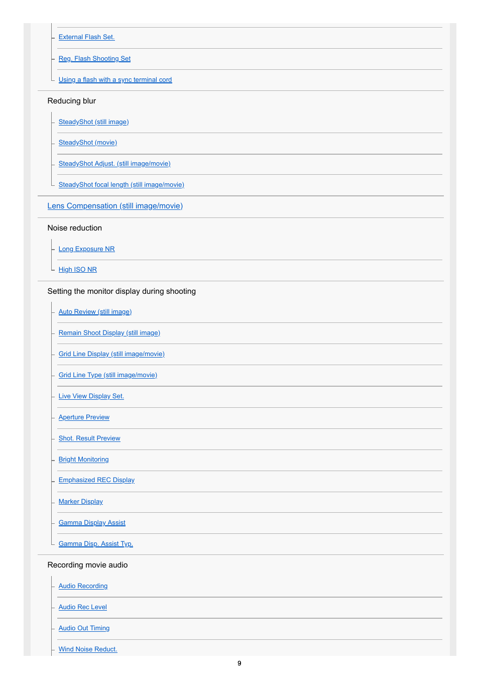 Sony PCM-A10 High-Resolution Audio Recorder User Manual | Page 9 / 535