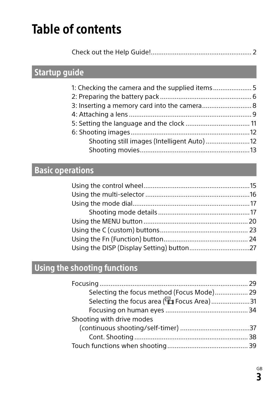Sony ECM-674 Shotgun Microphone User Manual | Page 3 / 96