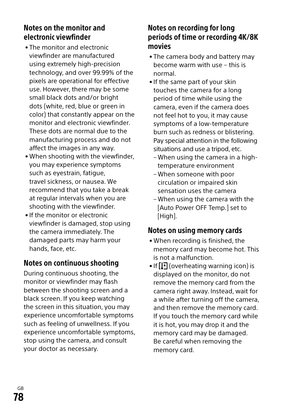 Sony ECM-674 Shotgun Microphone User Manual | Page 78 / 96
