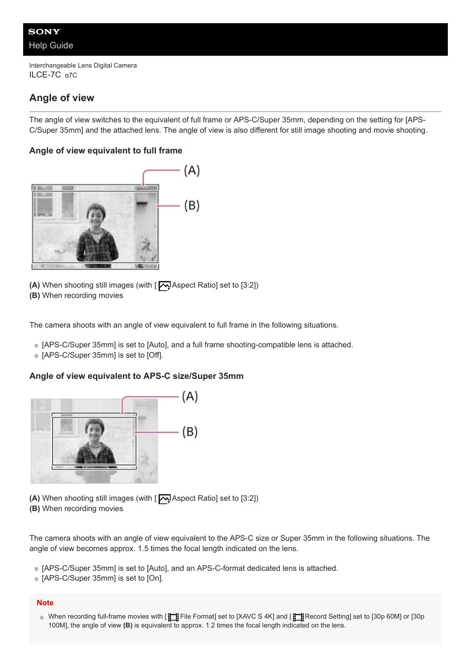 Angle of view | Sony UWP-D27 2-Person Camera-Mount Wireless Omni Lavalier Microphone System (UC90: 941 to 960 MHz) User Manual | Page 158 / 661