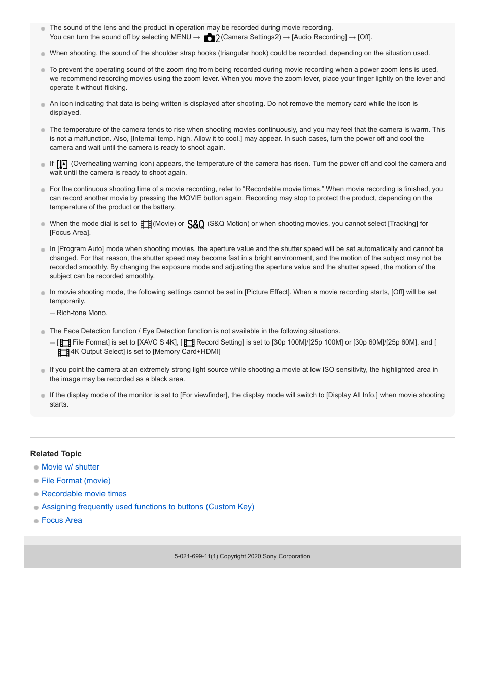 Sony UWP-D27 2-Person Camera-Mount Wireless Omni Lavalier Microphone System (UC90: 941 to 960 MHz) User Manual | Page 231 / 661