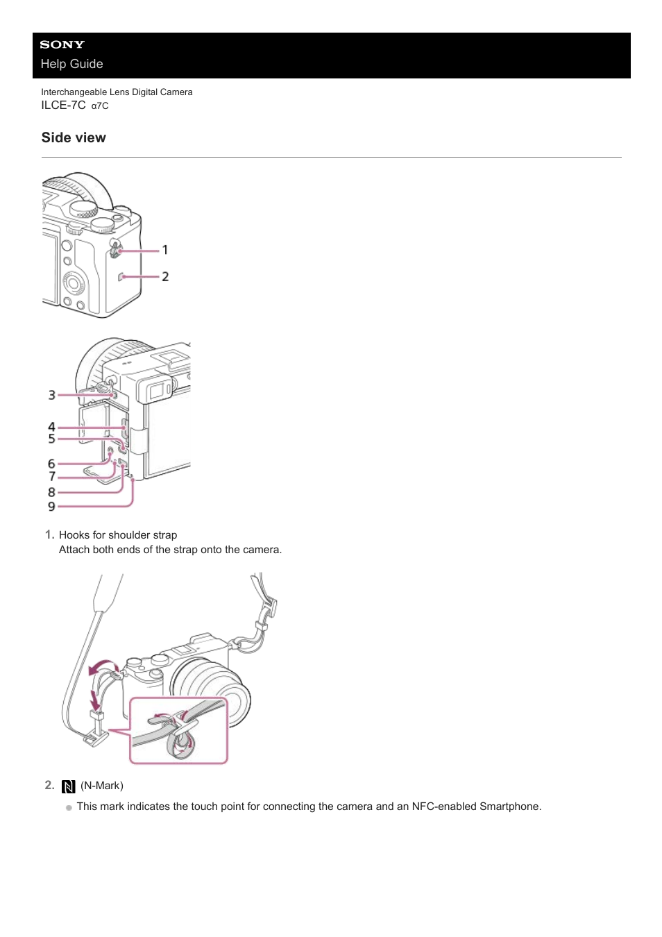 Side view | Sony UWP-D27 2-Person Camera-Mount Wireless Omni Lavalier Microphone System (UC90: 941 to 960 MHz) User Manual | Page 29 / 661