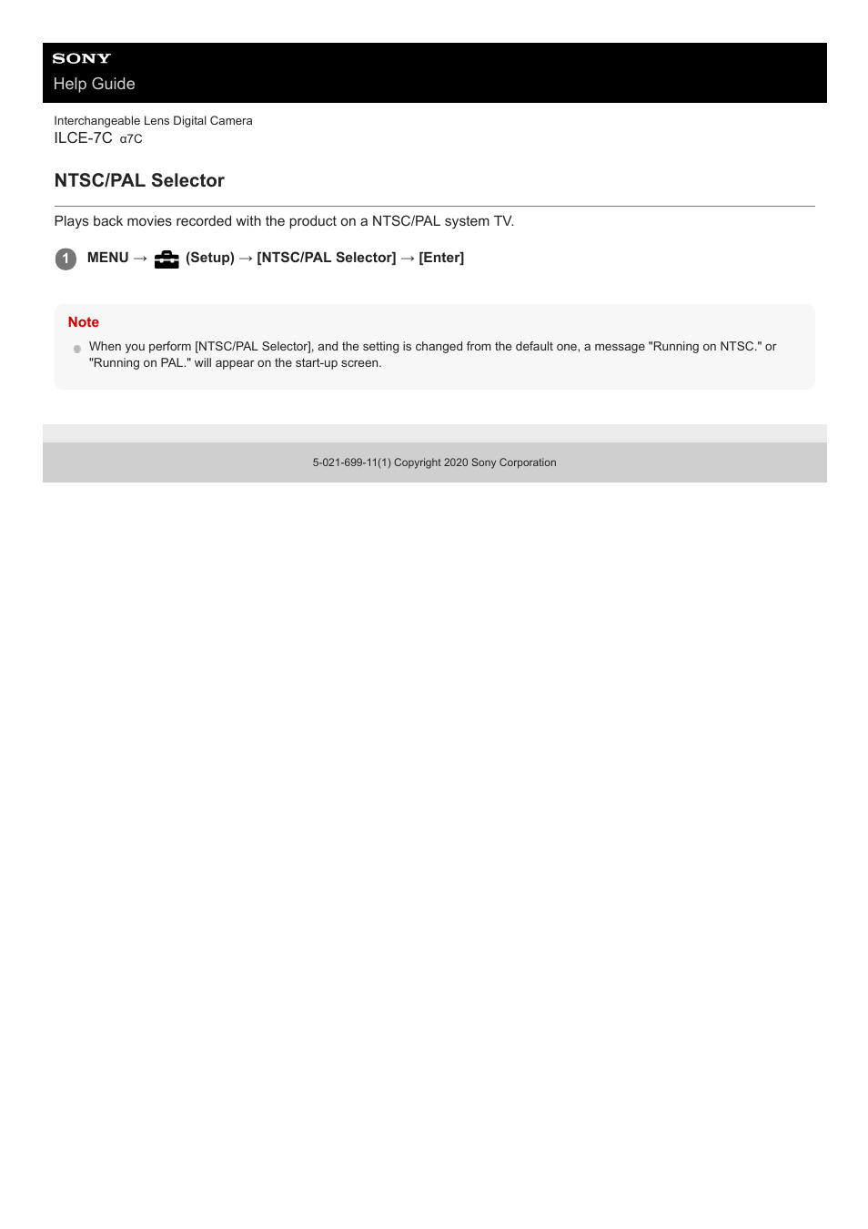Ntsc/pal selector | Sony UWP-D27 2-Person Camera-Mount Wireless Omni Lavalier Microphone System (UC90: 941 to 960 MHz) User Manual | Page 326 / 661