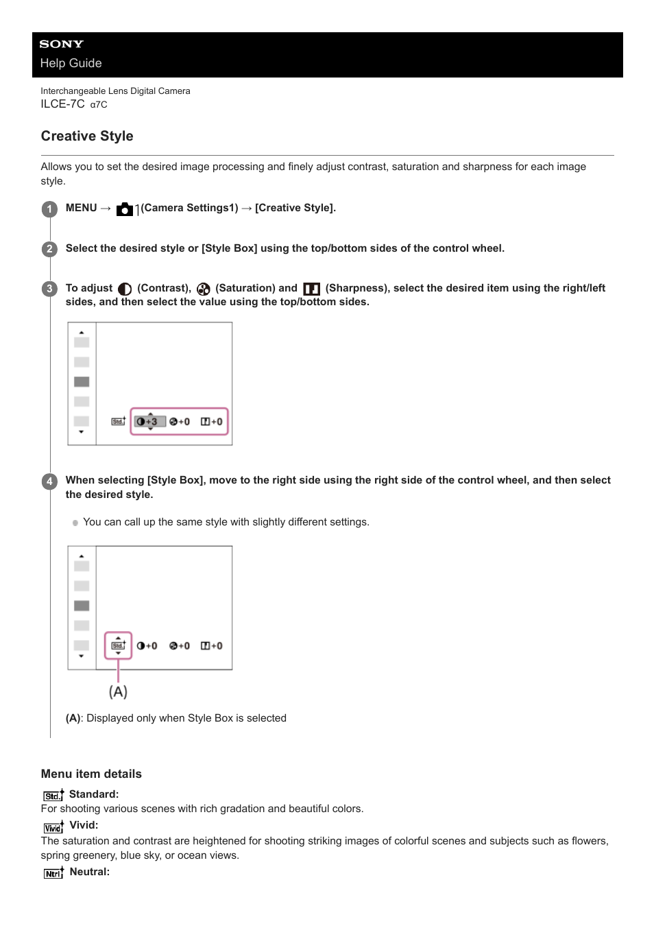 Creative style | Sony UWP-D27 2-Person Camera-Mount Wireless Omni Lavalier Microphone System (UC90: 941 to 960 MHz) User Manual | Page 458 / 661