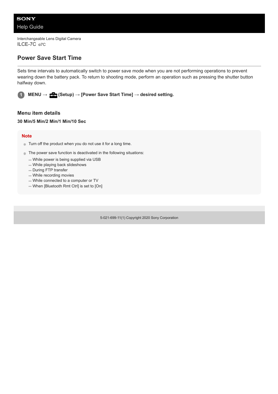 Power save start time | Sony UWP-D27 2-Person Camera-Mount Wireless Omni Lavalier Microphone System (UC90: 941 to 960 MHz) User Manual | Page 586 / 661