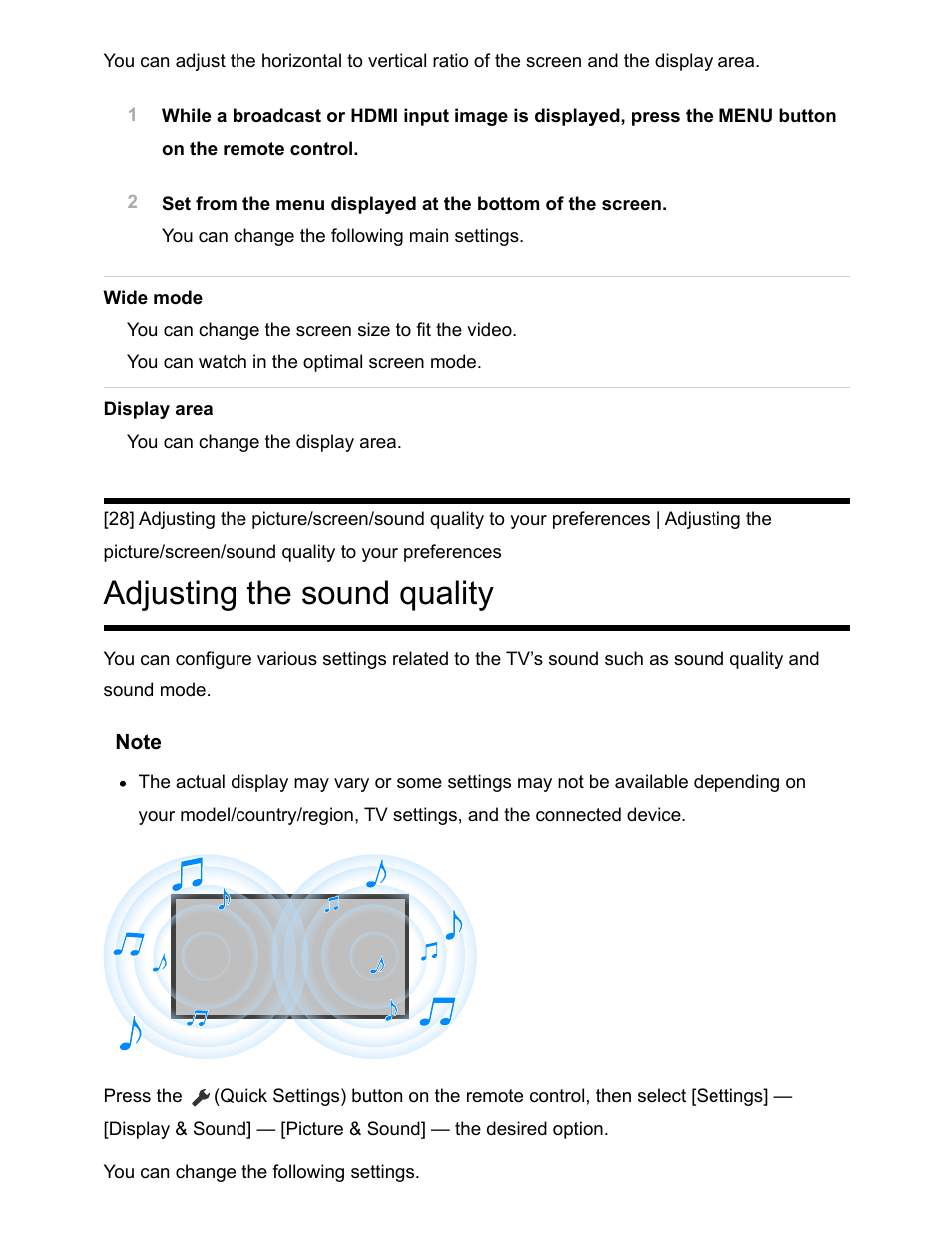 Adjusting the sound quality [28, Adjusting the sound quality | Sony NPA-MQZ1K Multi Battery Adapter Kit User Manual | Page 40 / 147