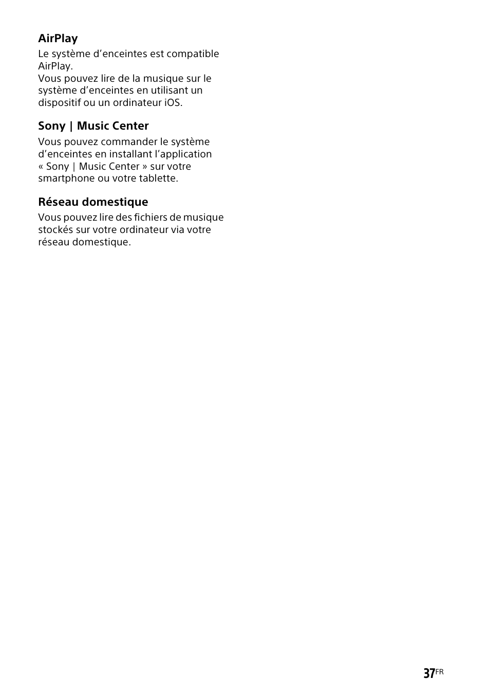 Sony UBP-X700M HDR 4K UHD Network Blu-ray Disc Player User Manual | Page 107 / 226