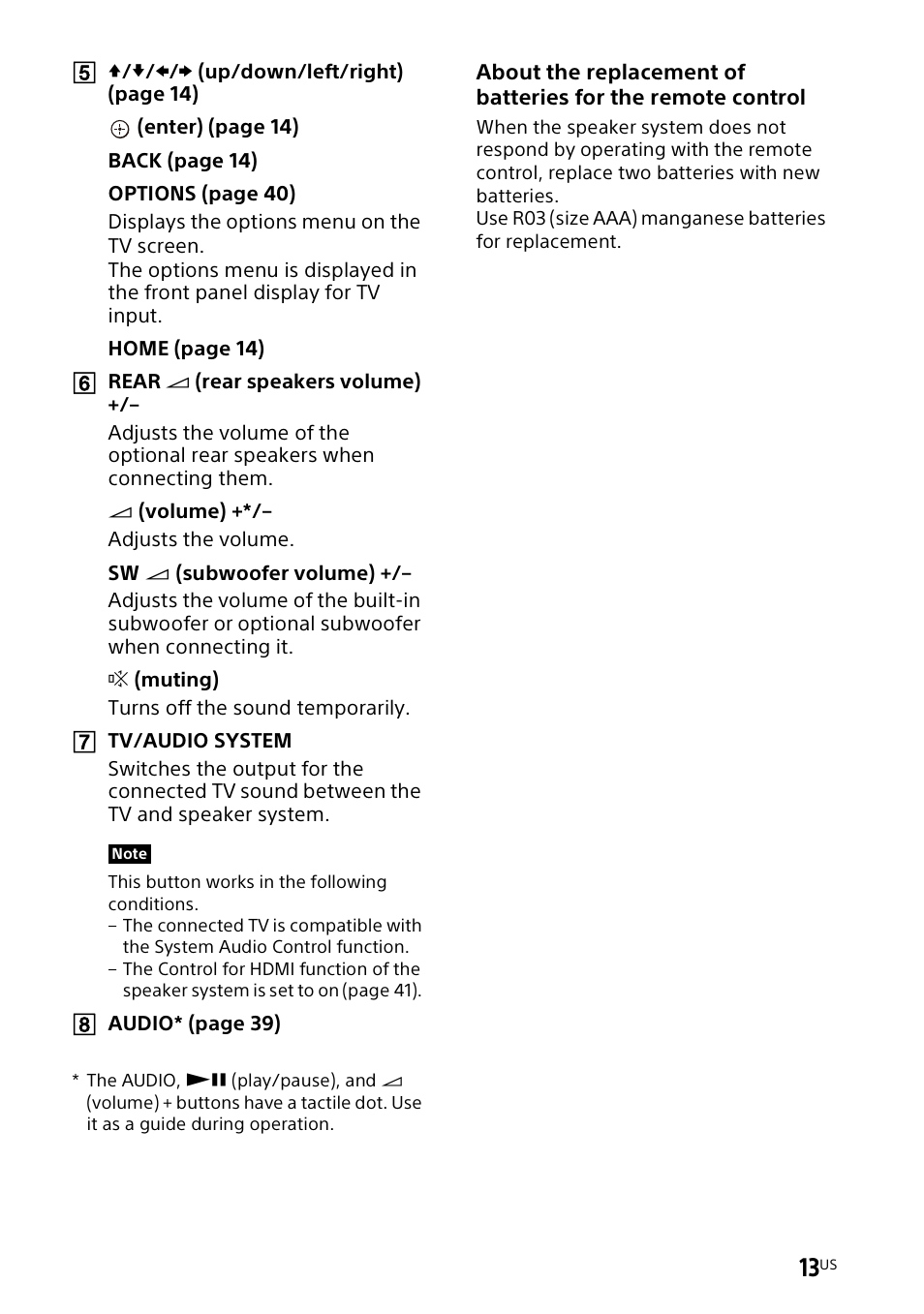 Sony UBP-X700M HDR 4K UHD Network Blu-ray Disc Player User Manual | Page 13 / 226